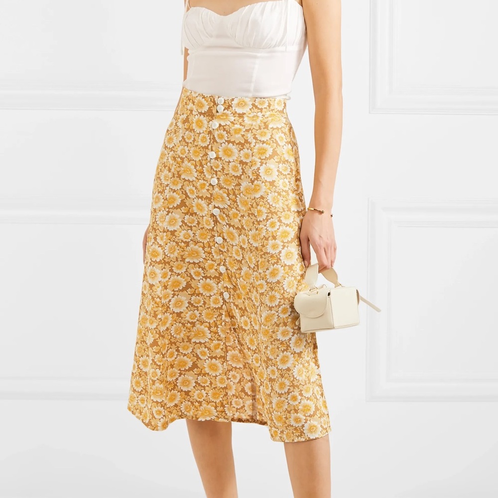 🆕 Faithfull the Brand Marin Floral Midi Skirt